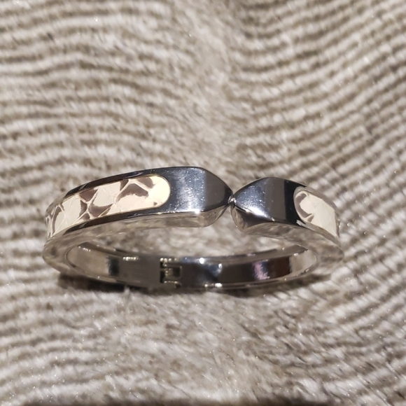 Stella & Dot Emerson Snake Inlay Bangle Bracelet - Picture 2 of 12